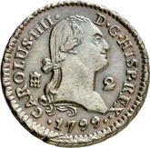 Obverse 2 Maravedís 1799