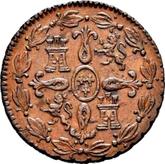 Reverse 4 Maravedís 1824