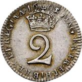 Reverse Twopence 1693