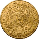 Reverse Ducat 1652 GR Danzig