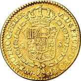 Reverse 2 Escudos 1782 NR JJ
