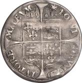Reverse Threepence 1563 Milled coinage