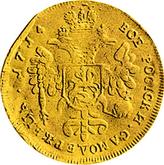 Reverse Double Chervonets 1714