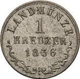 Reverse Kreuzer 1836 K
