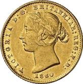 Obverse Half Sovereign 1860