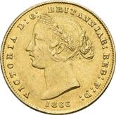 Obverse Sovereign 1866