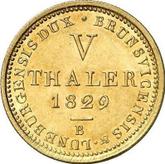 Reverse 5 Thaler 1829 B