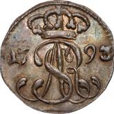 Obverse Schilling (Szelag) 1793 CLM Danzig