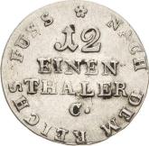 Reverse 1/12 Thaler 1816 C