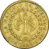 Reverse 4 Escudos 1824 So FD