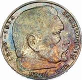 Obverse 2 Reichsmark 1938 E