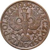 Obverse 5 Groszy 1936 WJ