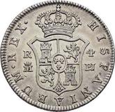Reverse 4 Reales 1776 M PJ