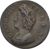 Obverse Farthing 1736 Young Head