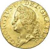 Obverse Half Guinea 1752 Old Head