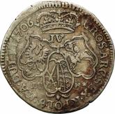 Reverse 6 Groszy (Szostak) 1706 EPH Crown