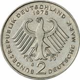 Reverse 2 Mark 1978 G Theodor Heuss