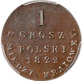 Reverse 1 Grosz 1822 IB Z MIEDZI KRAIOWEY