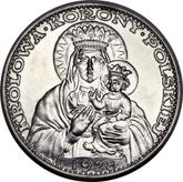 Reverse 5 Zlotych 1928 Pattern Black Madonna of Czestochowa