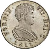 Obverse 8 Reales 1811 V SG