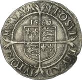 Reverse Sixpence 1563 Third issues