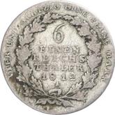 Obverse 1/6 Thaler 1809-1818