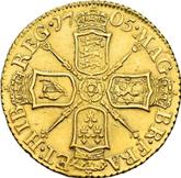 Reverse Half Guinea 1705 Pre-Union