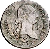 Obverse 4 Maravedís 1792