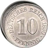 Obverse 10 Pfennig 1890-1916