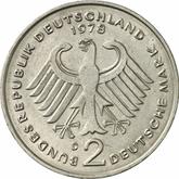 Reverse 2 Mark 1978 D Konrad Adenauer