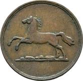 Obverse 2 Pfennig 1851 B