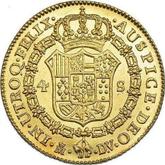Reverse 4 Escudos 1787 M DV