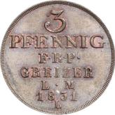 Reverse 3 Pfennig 1831 L