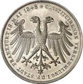 Obverse 2 Gulden 1849 Election of Frederick William IV as king