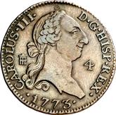Obverse 4 Maravedís 1773