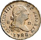 Obverse 2 Maravedís 1788
