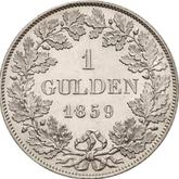Reverse Gulden 1859