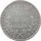 Reverse 1/2 Thaler 1804 R