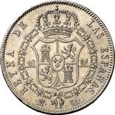 Reverse 10 Reales 1840 M CL