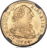 Obverse 1 Escudo 1784 Mo FF