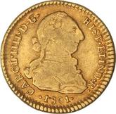 Obverse 2 Escudos 1801 So AJ