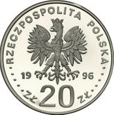 Obverse 20 Zlotych 1996 MW ET 1000 years of Gdansk