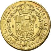 Reverse 8 Escudos 1814 So FJ
