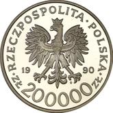 Obverse 200000 Zlotych 1990 Stefan Rowecki 'Grot'