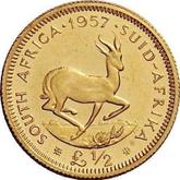 Reverse Half pound 1957