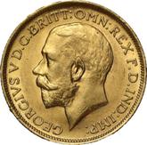 Obverse Sovereign 1914 S