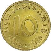 Obverse 10 Reichspfennig 1937 E
