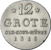 Reverse 12 Grote 1818