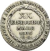 Reverse Gulden 1806 HS