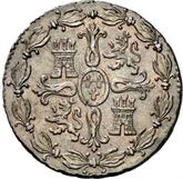 Reverse 8 Maravedís 1827